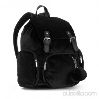 No Boundaries Black Velvet Cargo Backpack 567277770